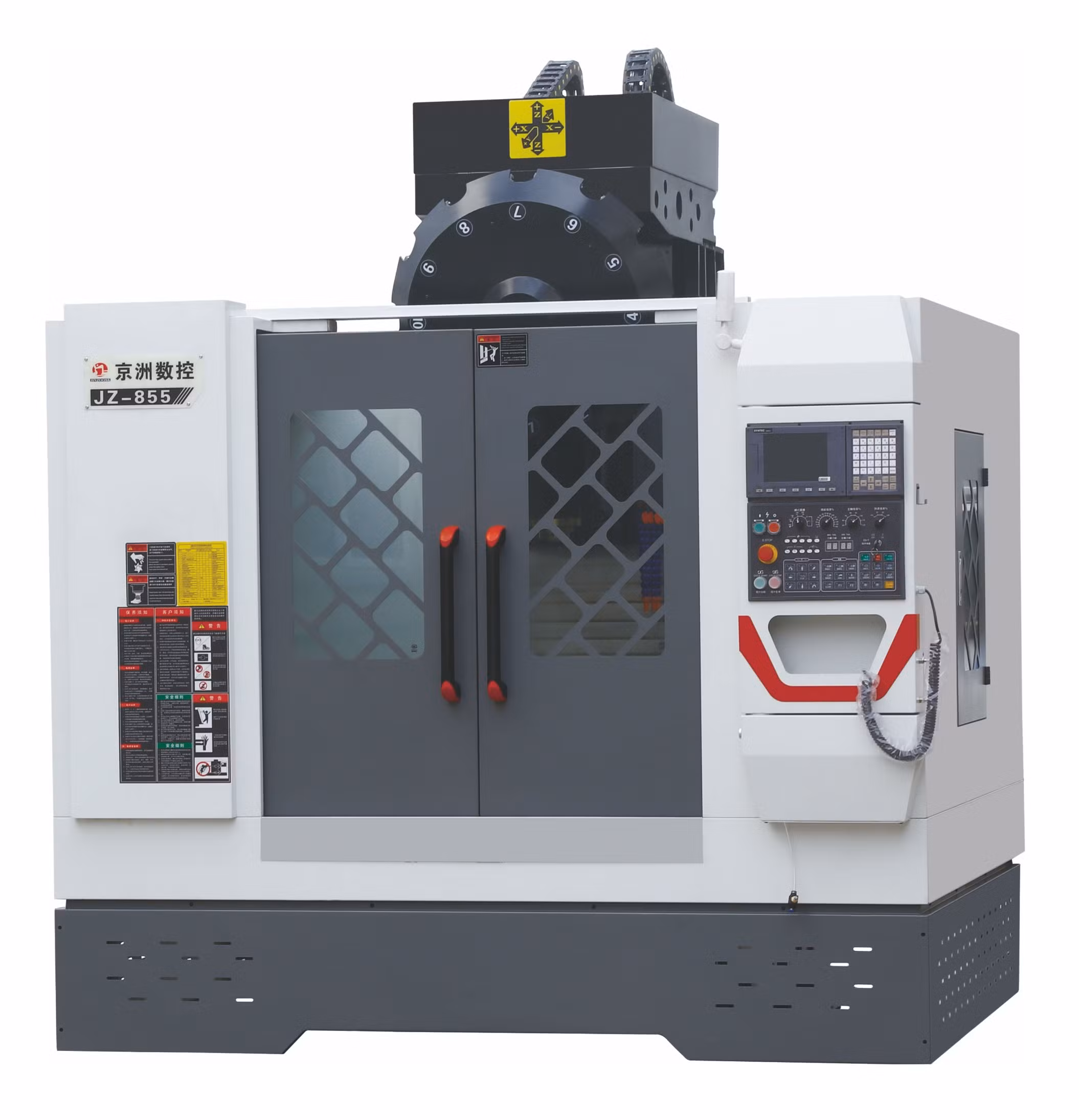 JZ-855-12 3-Axis CNC Drilling and Milling Machining Center