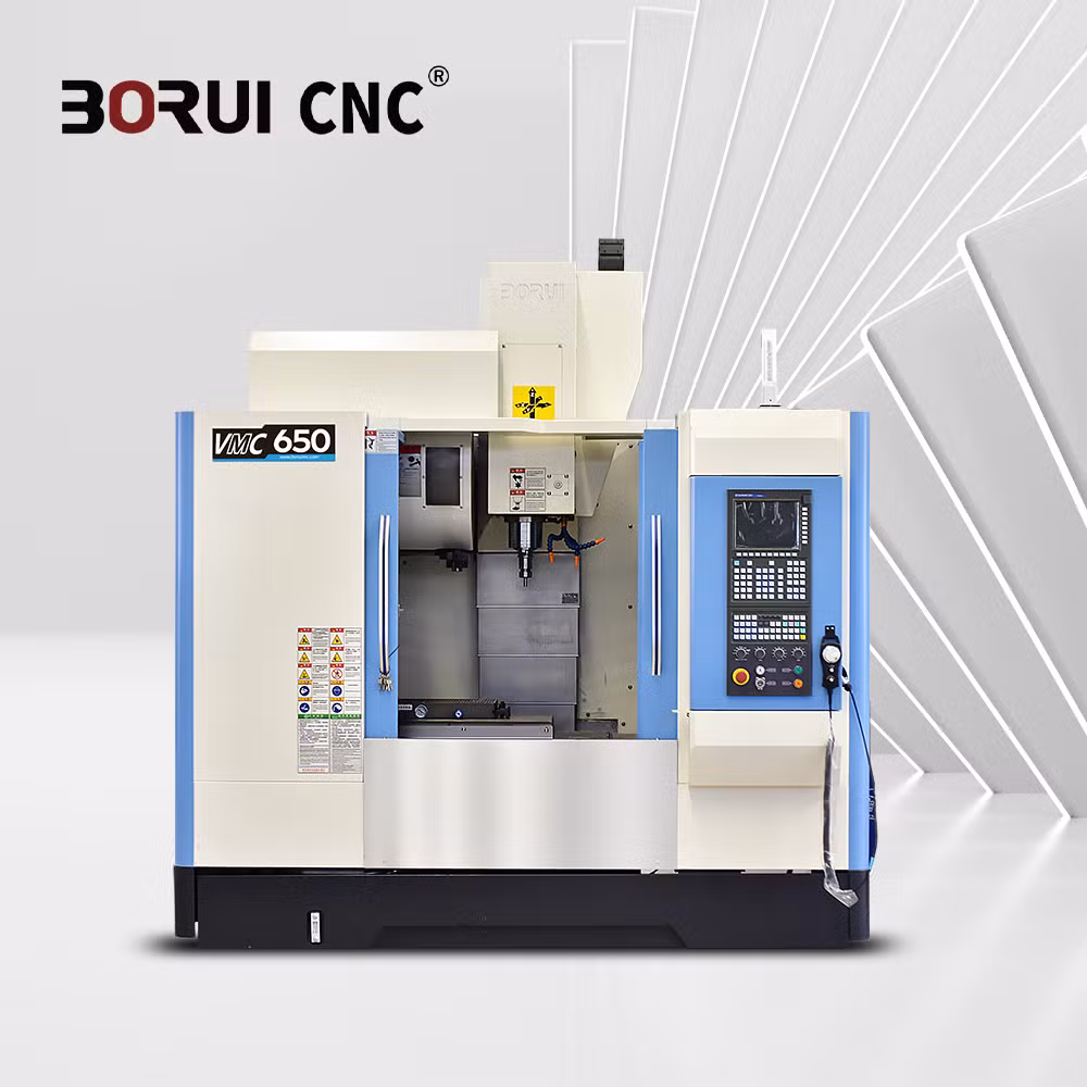 VMC650 CNC Vertical Machining Center with Fanuc Control and BT40 Spindle